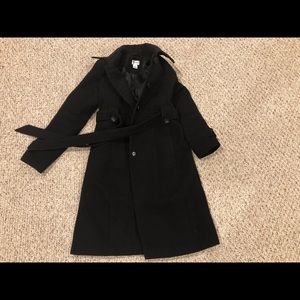 Maternity Black Pea Coat Size Small